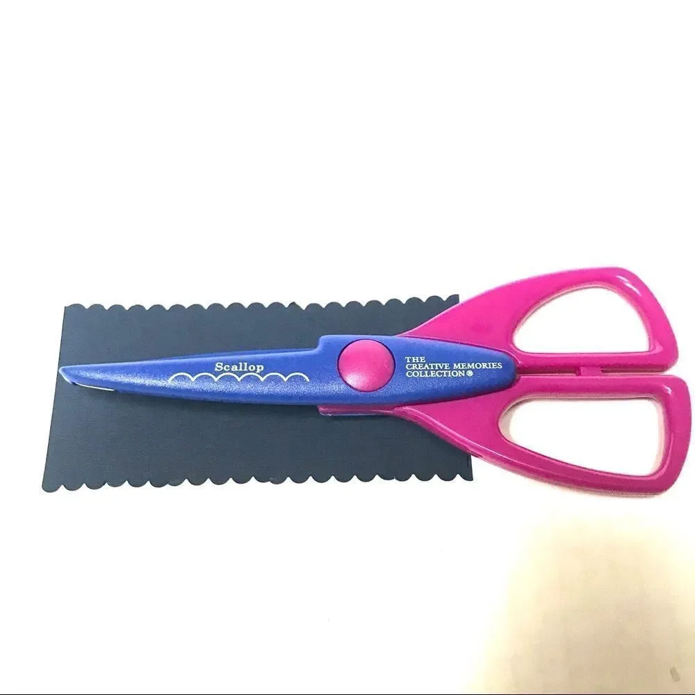 ‎Creative Memories scallop edge scrapbook scissors-new